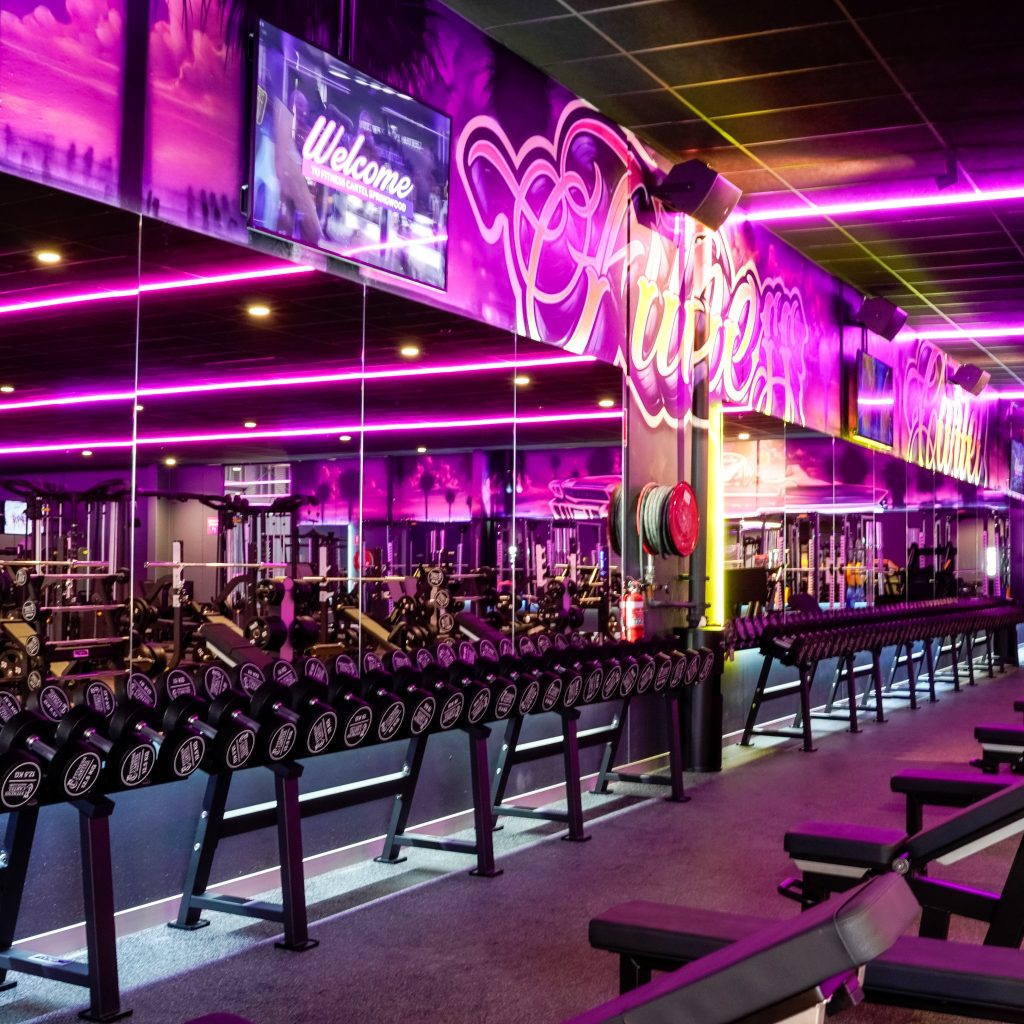 Springwood gym free weights area